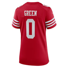San Francisco 49ers Nike Renardo Green  Women's Team Game Jersey