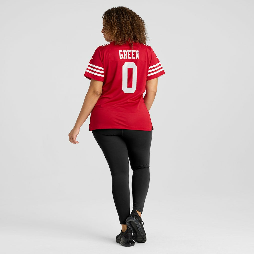 San Francisco 49ers Nike Renardo Green  Women's Team Game Jersey
