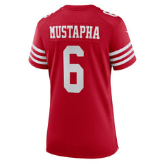 San Francisco 49ers Nike Malik Mustapha  Women's Team Game Jersey