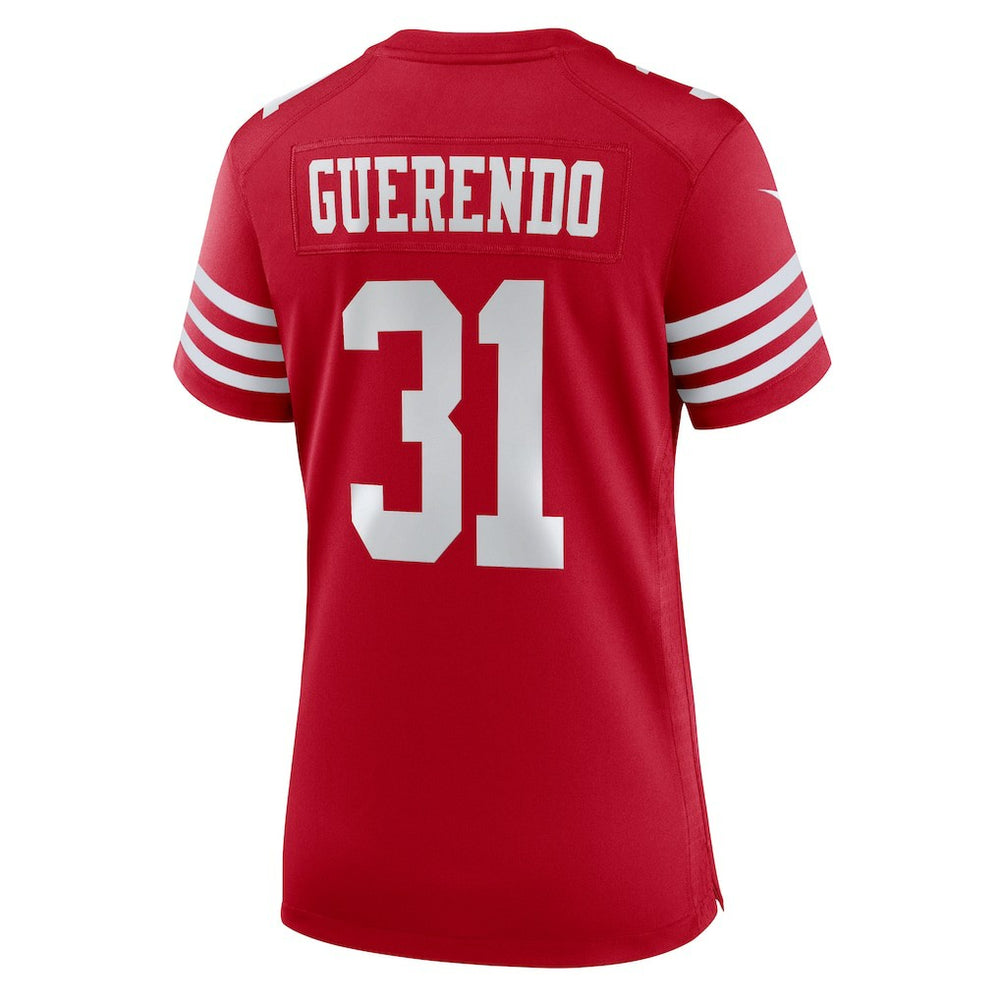 San Francisco 49ers Nike Isaac Guerendo  Women's Team Game Jersey