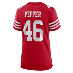 San Francisco 49ers Nike Taybor Pepper  Women's Team Game Jersey