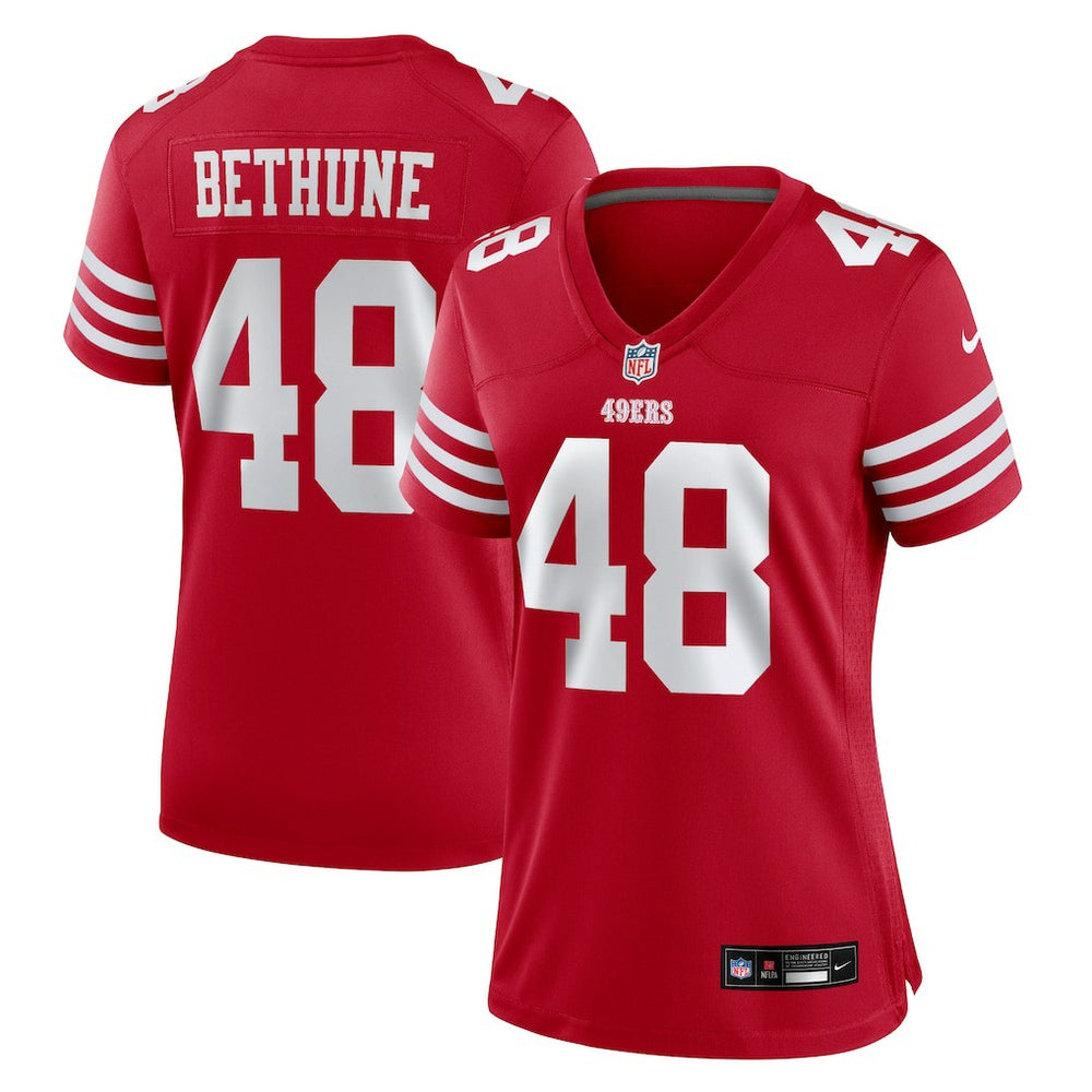 San Francisco 49ers Nike Tatum Bethune  Women's Team Game Jersey