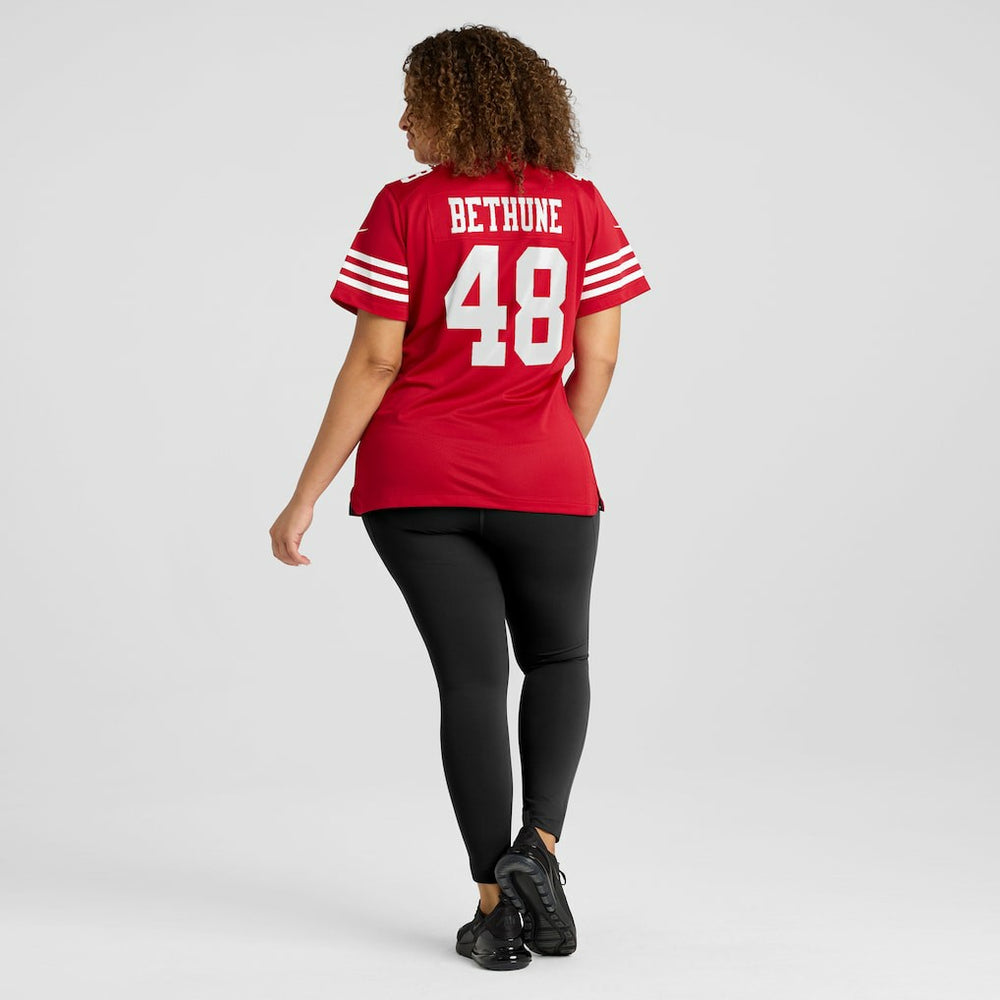 San Francisco 49ers Nike Tatum Bethune  Women's Team Game Jersey