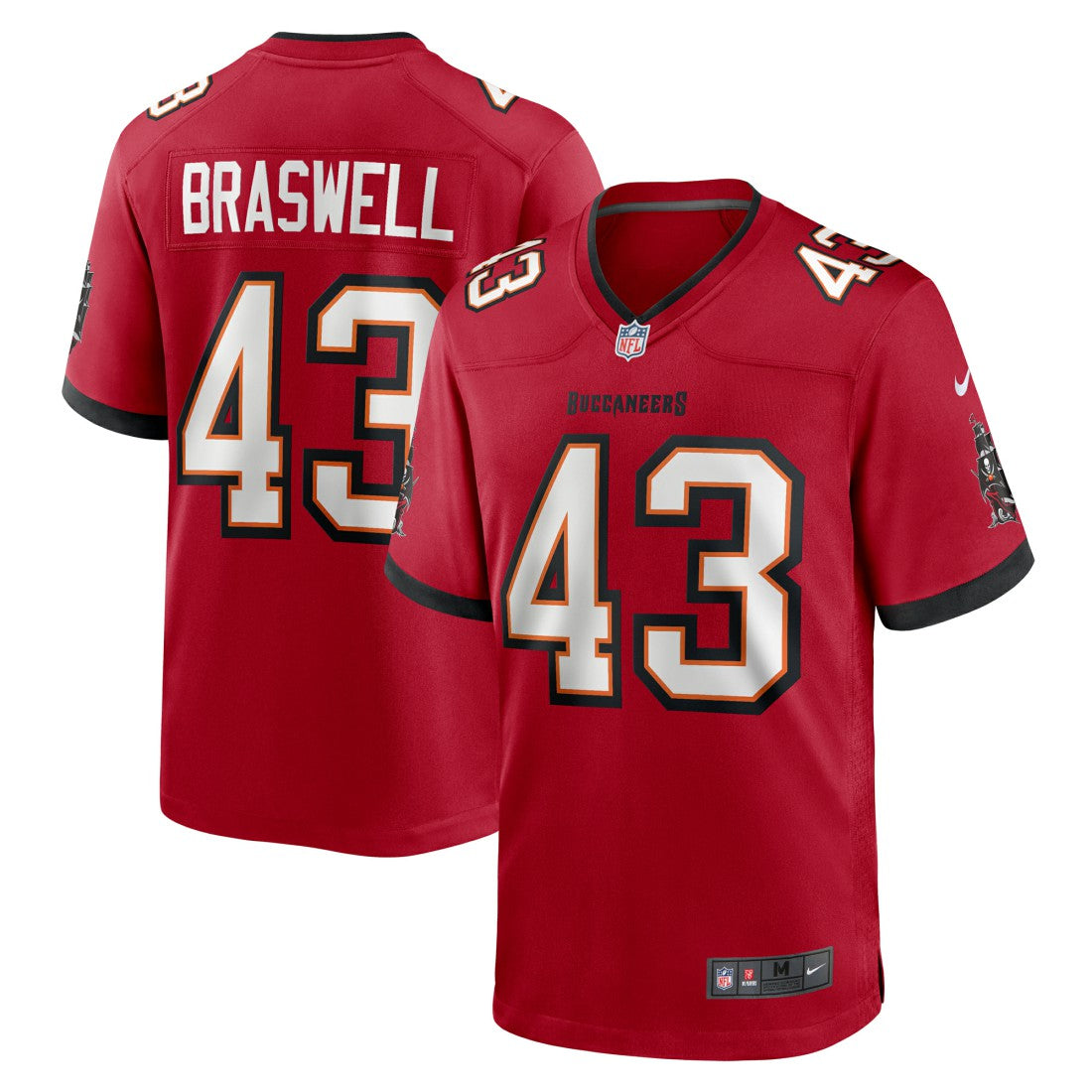 Tampa Bay Buccaneers Nike Chris Braswell  Game Jersey