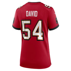Tampa Bay Buccaneers Nike Lavonte David  Women's Team Game Jersey