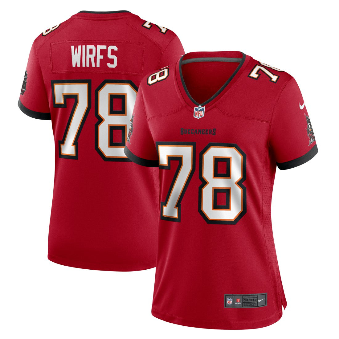 Tampa Bay Buccaneers Nike Tristan Wirfs  Women's Team Game Jersey