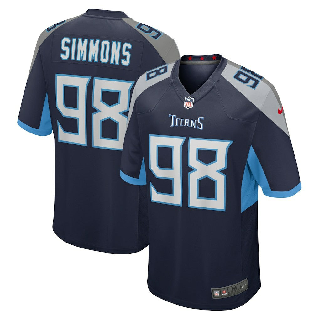 Tennessee Titans Nike Jeffery Simmons  Game Jersey