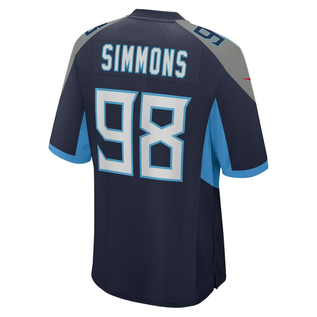 Tennessee Titans Nike Jeffery Simmons  Game Jersey