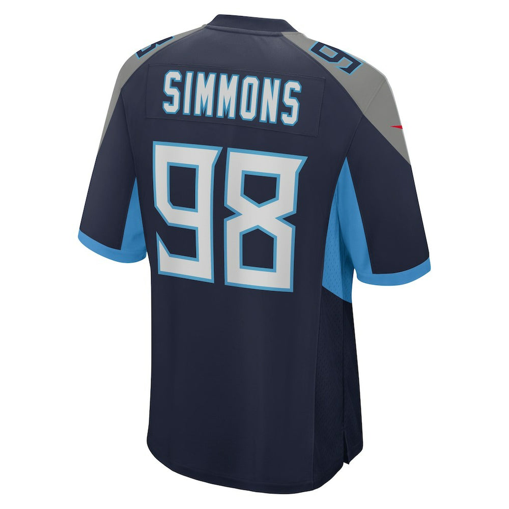 Tennessee Titans Nike Jeffery Simmons  Game Jersey