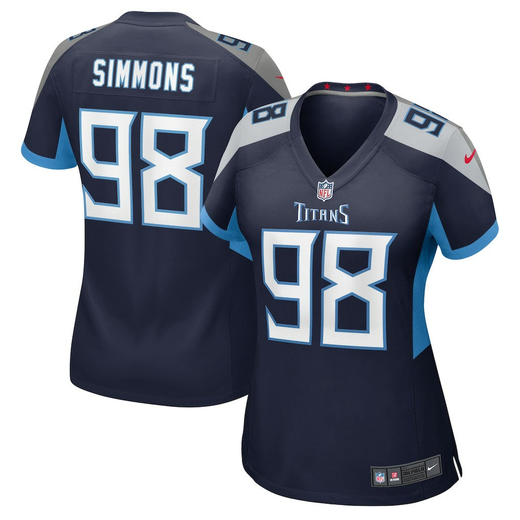 Tennessee Titans Nike Jeffery Simmons  Women's Alternate Game Jersey