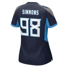 Tennessee Titans Nike Jeffery Simmons  Women's Alternate Game Jersey