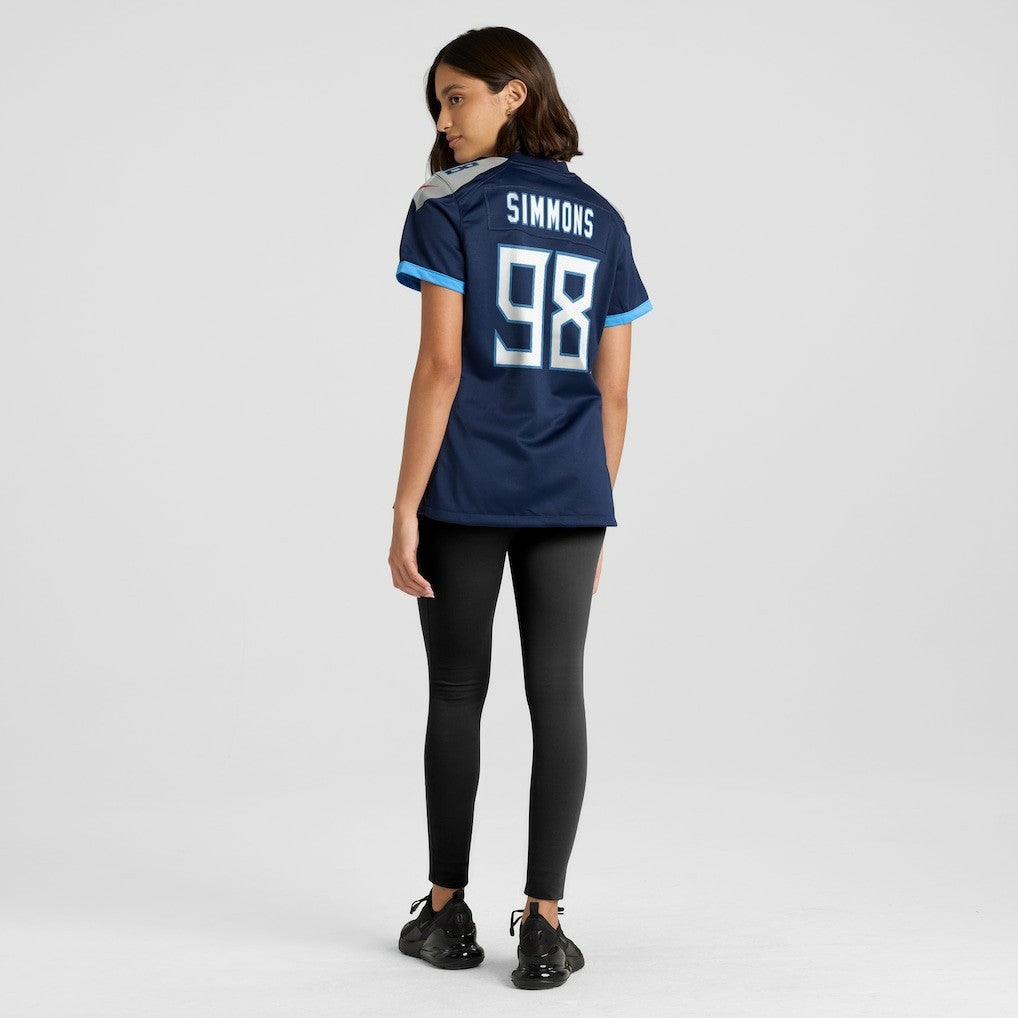 Tennessee Titans Nike Jeffery Simmons  Women's Alternate Game Jersey