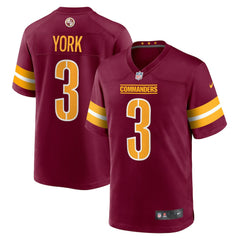 Washington Commanders Nike Cade York  Game Jersey