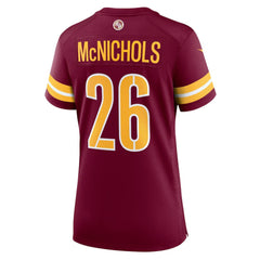 Washington Commanders Nike Jeremy McNichols  Women's Team Game Jersey