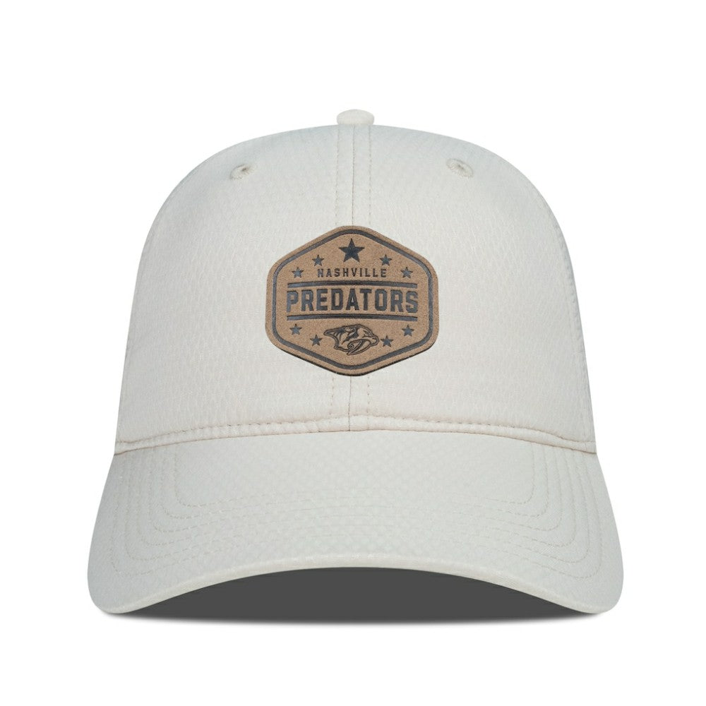 Nashville Predators Men's Levelwear Faux Leather Patch Unstructured Adjustable Hat Discount