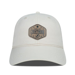 Tampa Bay Lightning Men's Levelwear Faux Leather Patch Unstructured Adjustable Hat Discount