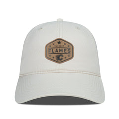 Calgary Flames Men's Levelwear Faux Leather Patch Unstructured Adjustable Hat Discount