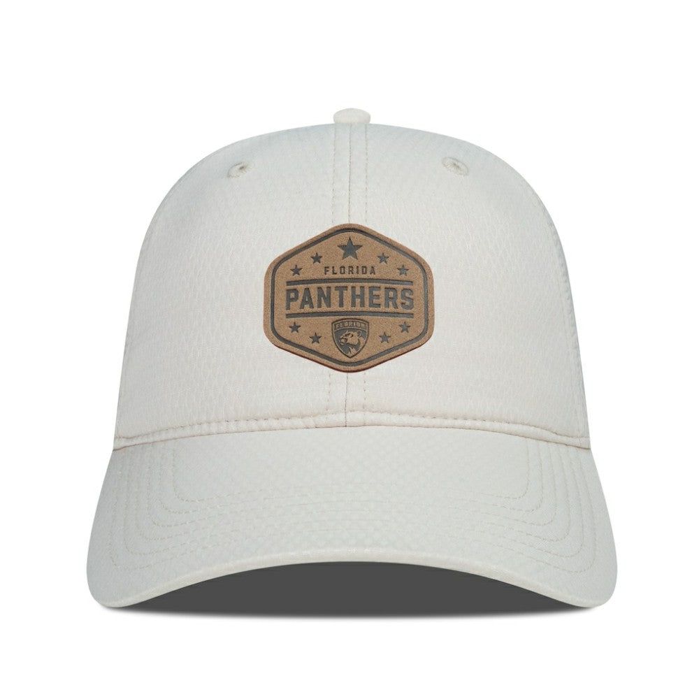 Florida Panthers Men's Levelwear Faux Leather Patch Unstructured Adjustable Hat Online