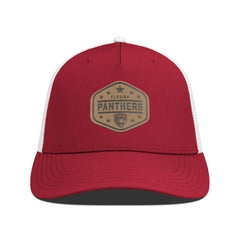 Florida Panthers Men's Levelwear Faux Leather Patch Structured Adjustable Hat Sale