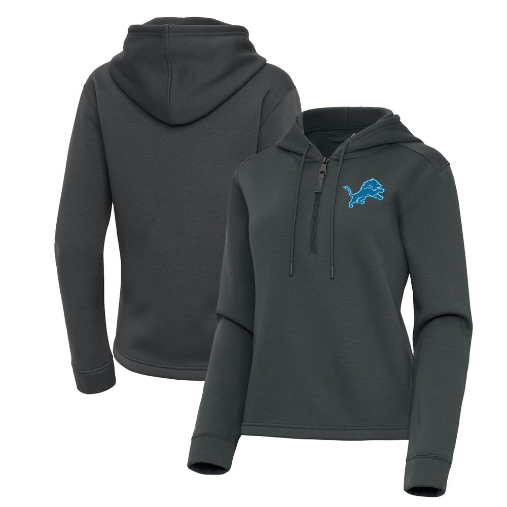 Detroit Lions  Antigua Women's Contemporary Quarter-Zip Hoodie