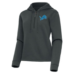 Detroit Lions  Antigua Women's Contemporary Quarter-Zip Hoodie