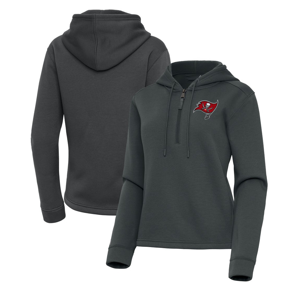 Tampa Bay Buccaneers  Antigua Women's Contemporary Quarter-Zip Hoodie
