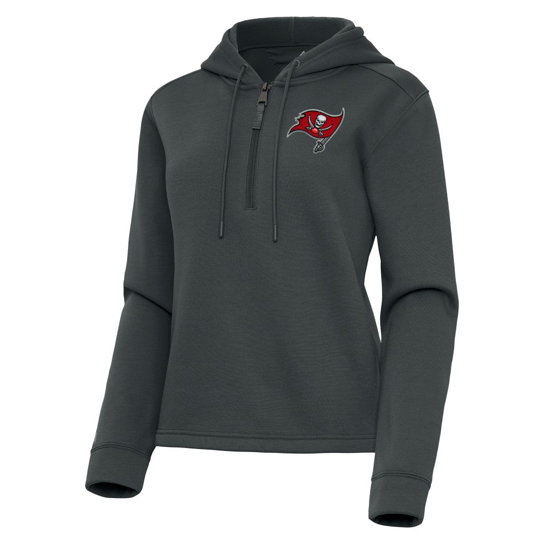 Tampa Bay Buccaneers  Antigua Women's Contemporary Quarter-Zip Hoodie