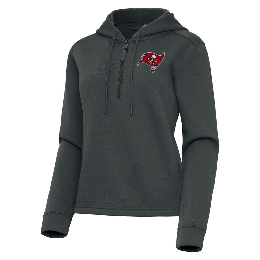 Tampa Bay Buccaneers  Antigua Women's Contemporary Quarter-Zip Hoodie
