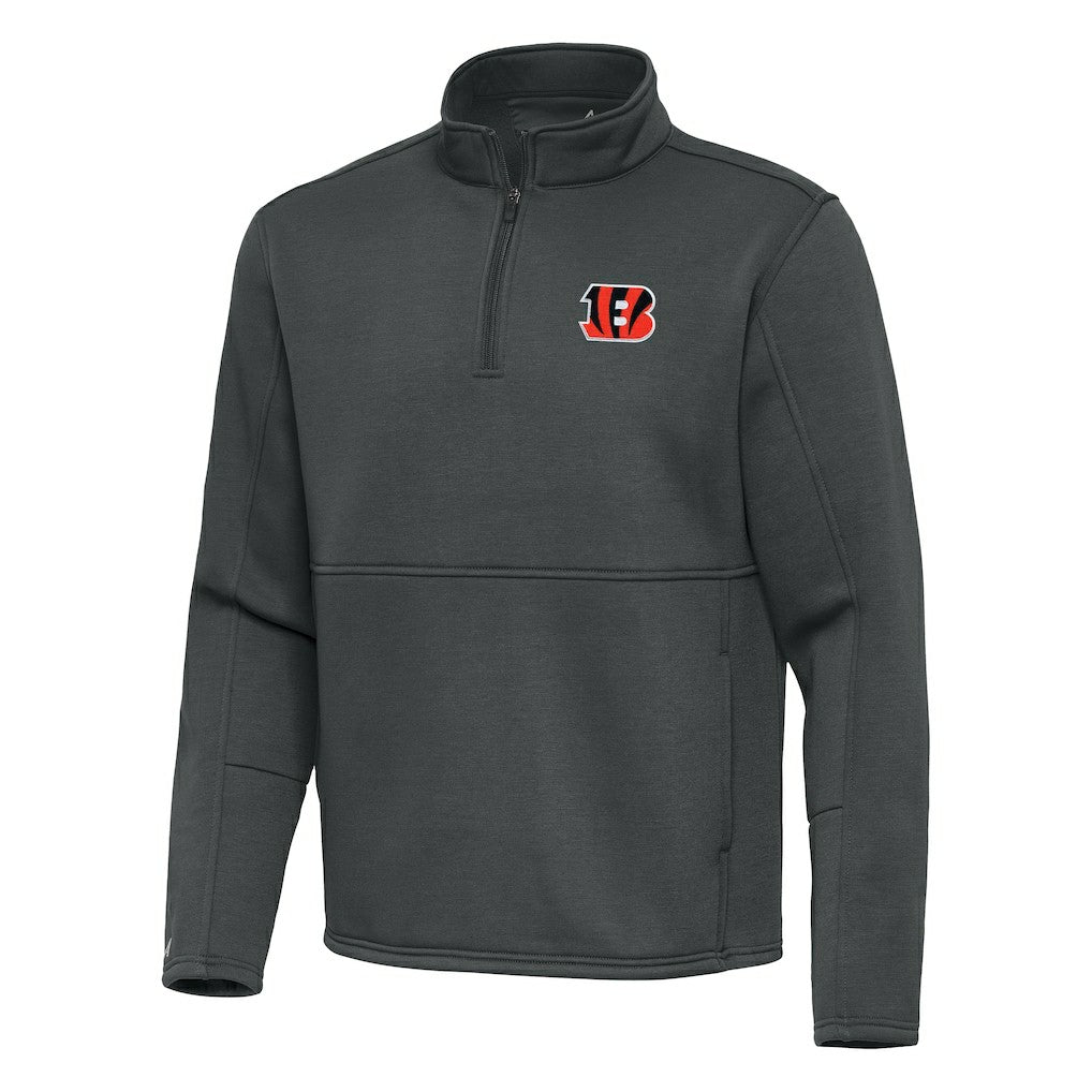 Cincinnati Bengals  Antigua Twist Quarter-Zip Pullover Jacket
