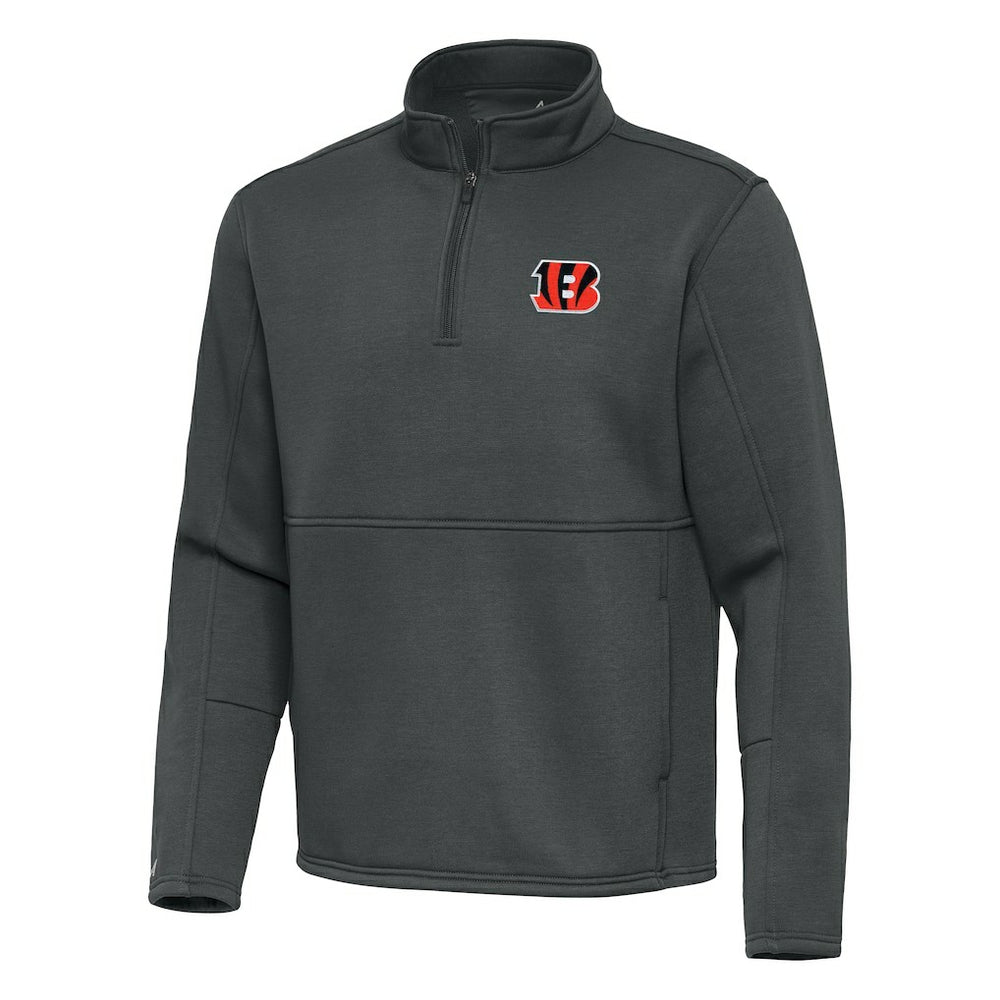 Cincinnati Bengals  Antigua Twist Quarter-Zip Pullover Jacket