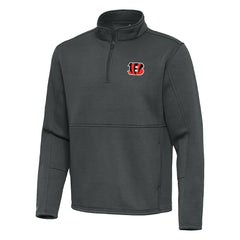 Cincinnati Bengals  Antigua Twist Quarter-Zip Pullover Jacket