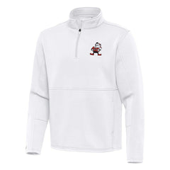 Cleveland Browns  Antigua Twist Quarter-Zip Pullover Jacket