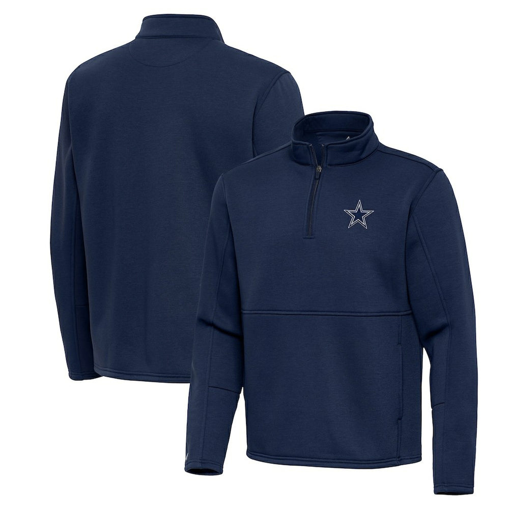 Dallas Cowboys  Antigua Twist Quarter-Zip Pullover Jacket