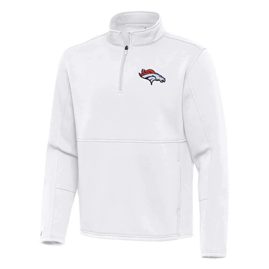 Denver Broncos  Antigua Twist Quarter-Zip Pullover Jacket
