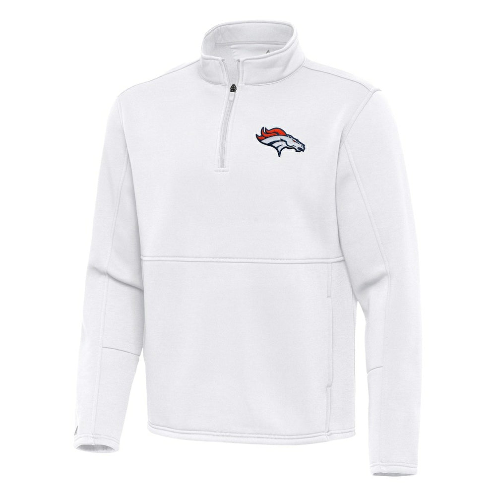 Denver Broncos  Antigua Twist Quarter-Zip Pullover Jacket