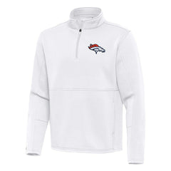 Denver Broncos  Antigua Twist Quarter-Zip Pullover Jacket