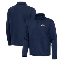 Denver Broncos  Antigua Twist Quarter-Zip Pullover Jacket