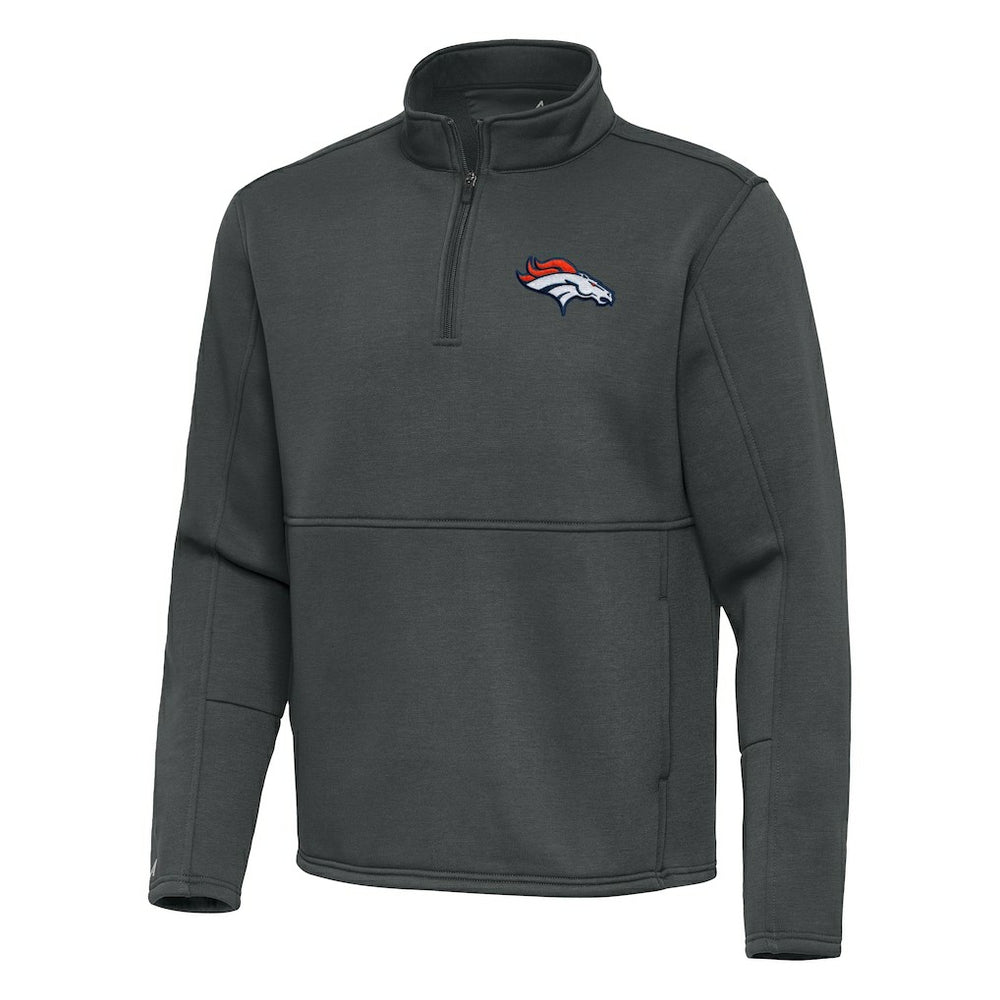 Denver Broncos  Antigua Twist Quarter-Zip Pullover Jacket