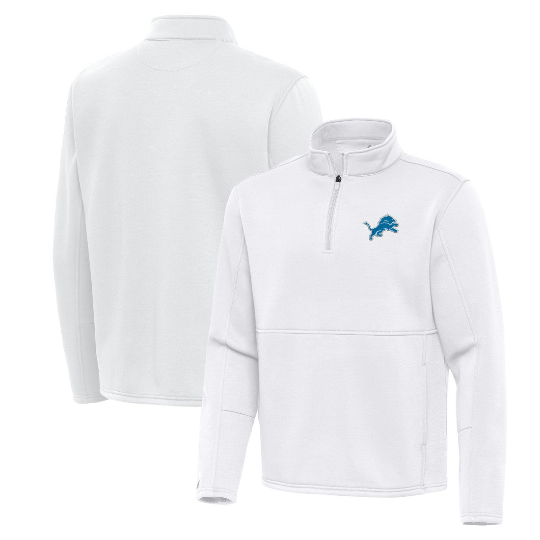 Detroit Lions  Antigua Twist Quarter-Zip Pullover Jacket