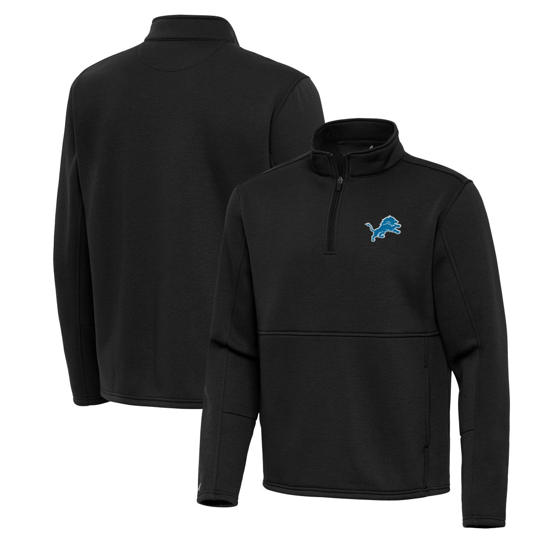 Detroit Lions  Antigua Twist Quarter-Zip Pullover Jacket