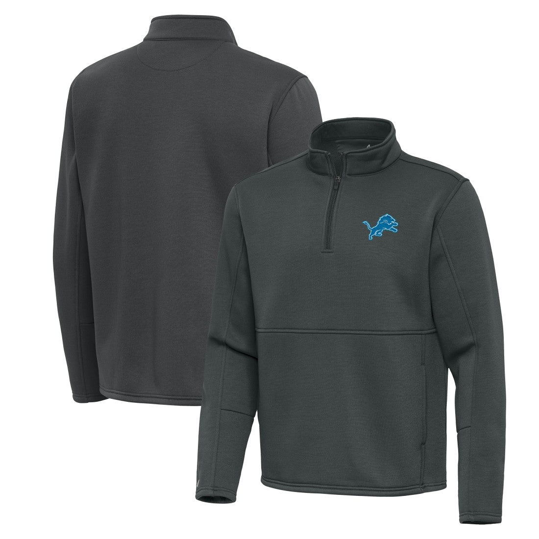 Detroit Lions  Antigua Twist Quarter-Zip Pullover Jacket