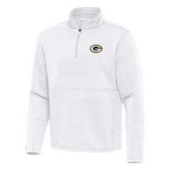 Green Bay Packers  Antigua Twist Quarter-Zip Pullover Jacket