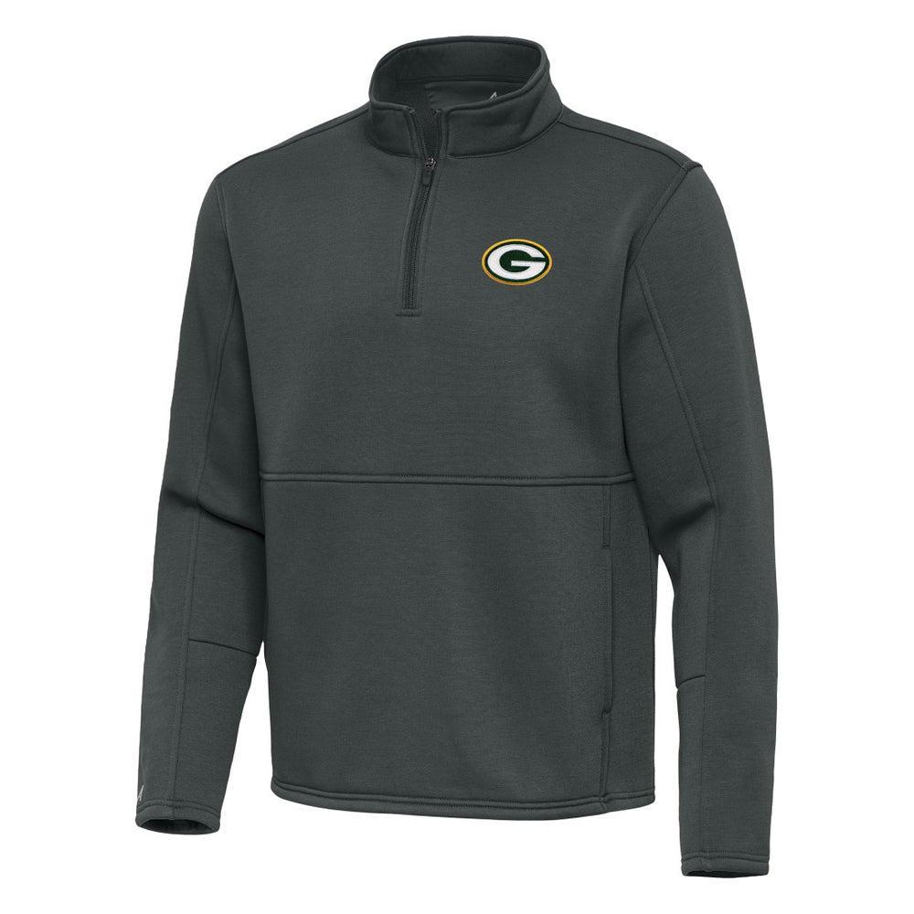 Green Bay Packers  Antigua Twist Quarter-Zip Pullover Jacket