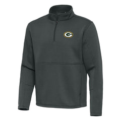 Green Bay Packers  Antigua Twist Quarter-Zip Pullover Jacket