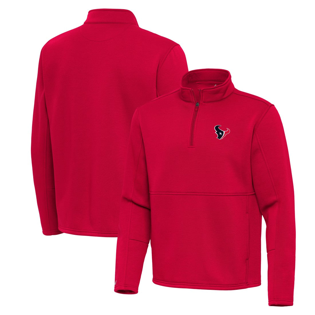 Houston Texans  Antigua Twist Quarter-Zip Pullover Jacket