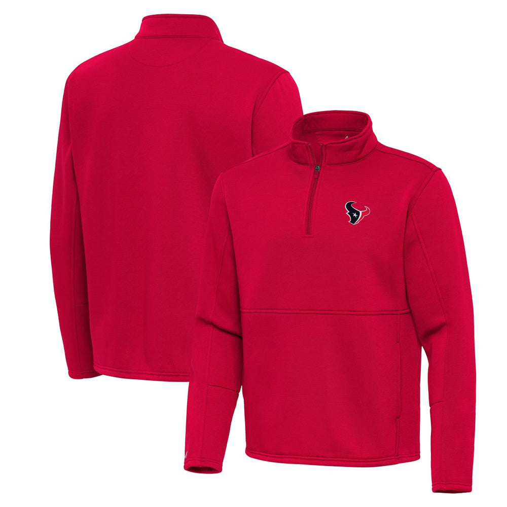 Houston Texans  Antigua Twist Quarter-Zip Pullover Jacket