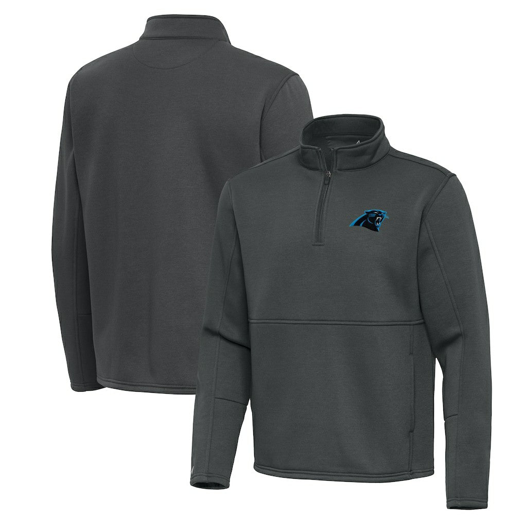 Carolina Panthers  Antigua Twist Quarter-Zip Pullover Jacket