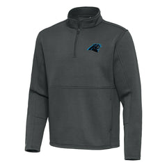 Carolina Panthers  Antigua Twist Quarter-Zip Pullover Jacket