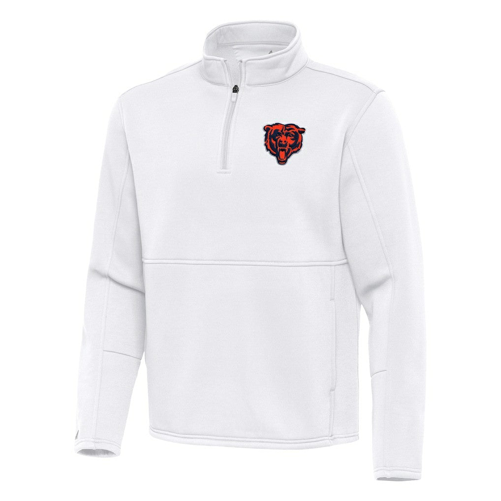 Chicago Bears  Antigua Twist Quarter-Zip Pullover Jacket