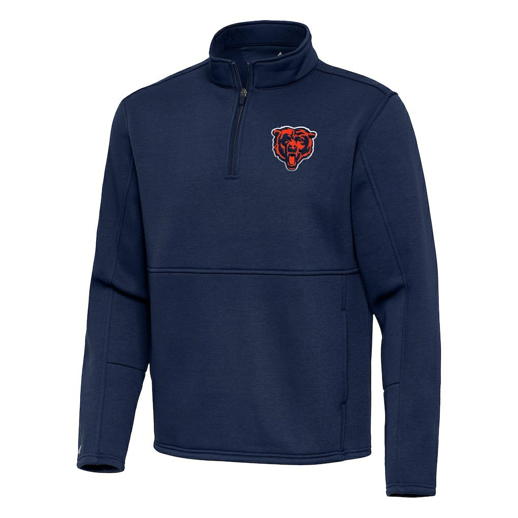 Chicago Bears  Antigua Twist Quarter-Zip Pullover Jacket